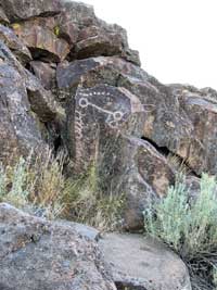 rock art in foothills